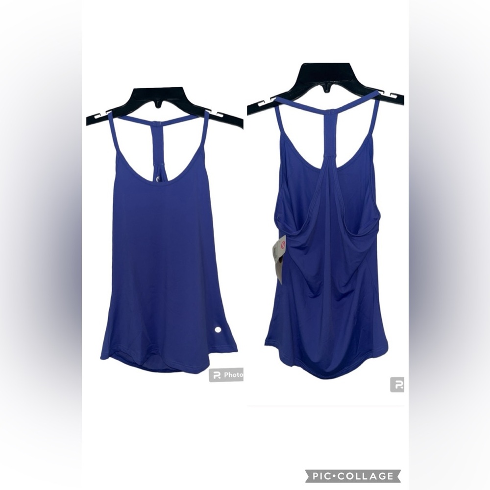 NWT Shape Women’s T-Back Tank Top - Grape (Looks Periwinkle) - Sz Medium
